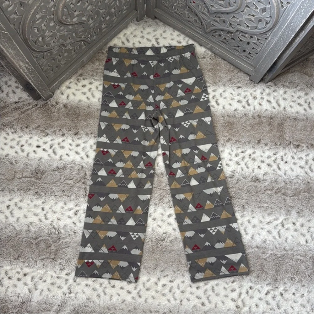 Eddie Bauer pajamas set boys small sporty outdoor camping hiking loungewear fall